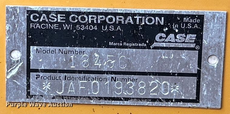 image for item EG1539 1996 Case 1845C skid steer loader