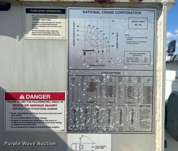 image for item EG1545 2012 Freightliner Business Class M2 crane truck