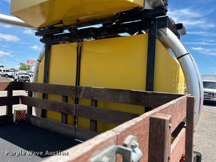 image for item EG1570 2007 Ford F650 Super Duty flatbed truck with crash attenuator