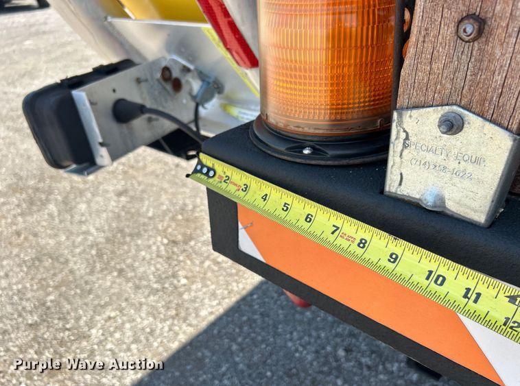 image for item EG1570 2007 Ford F650 Super Duty flatbed truck with crash attenuator