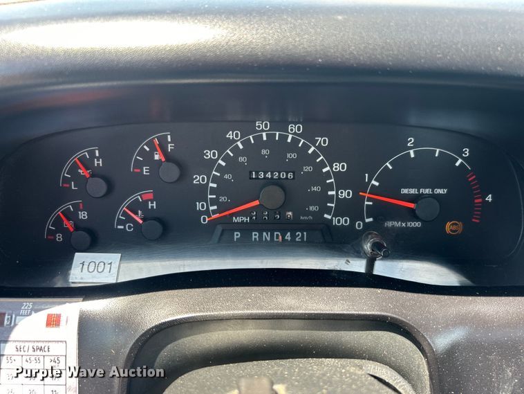 image for item EG1570 2007 Ford F650 Super Duty flatbed truck with crash attenuator