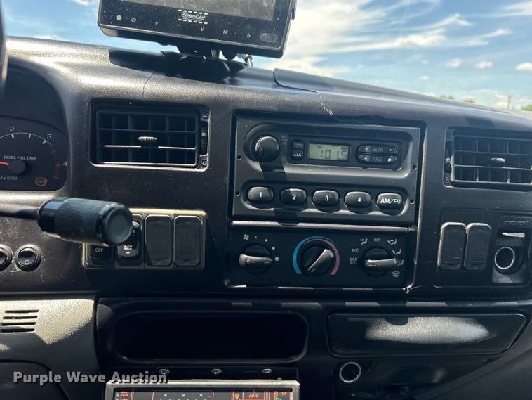 image for item EG1570 2007 Ford F650 Super Duty flatbed truck with crash attenuator