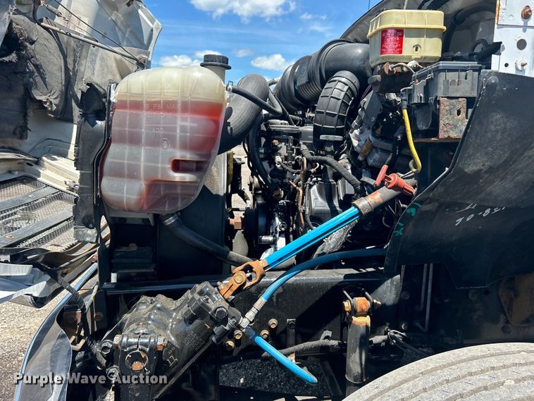 image for item EG1570 2007 Ford F650 Super Duty flatbed truck with crash attenuator