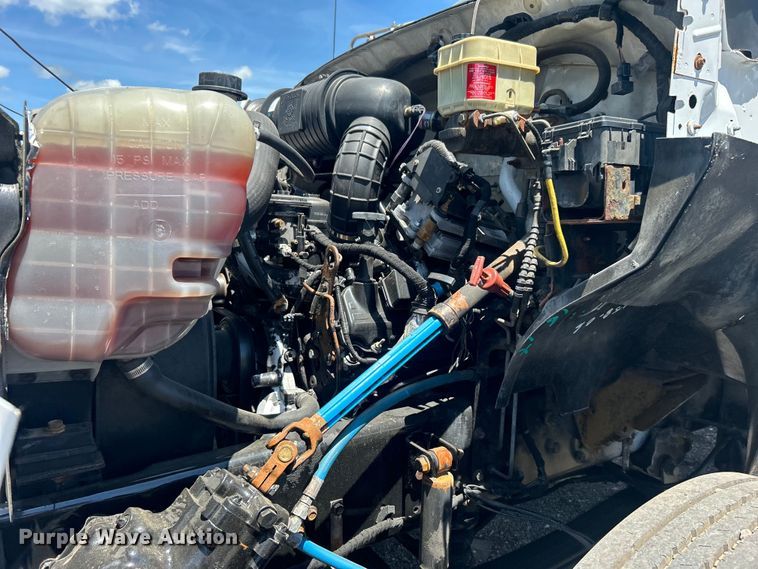 image for item EG1570 2007 Ford F650 Super Duty flatbed truck with crash attenuator