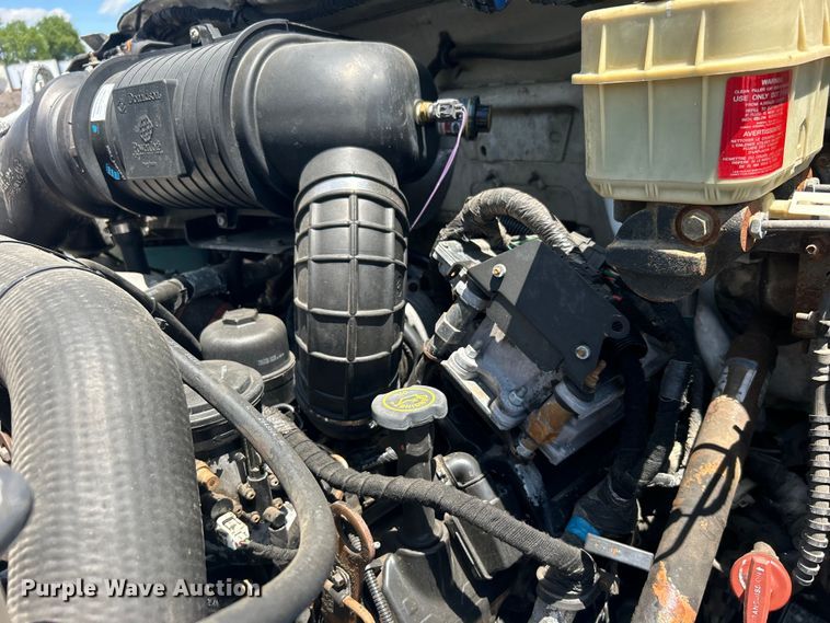 image for item EG1570 2007 Ford F650 Super Duty flatbed truck with crash attenuator