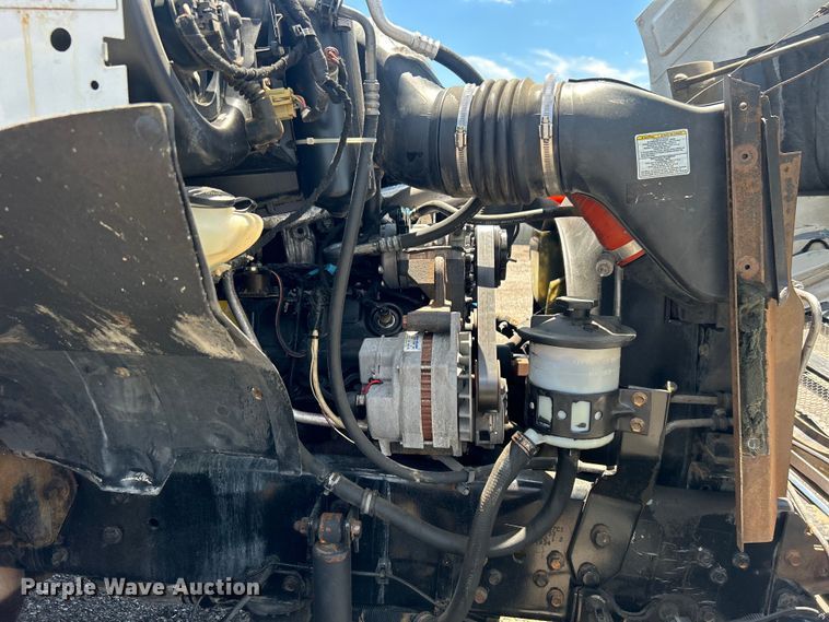 image for item EG1570 2007 Ford F650 Super Duty flatbed truck with crash attenuator