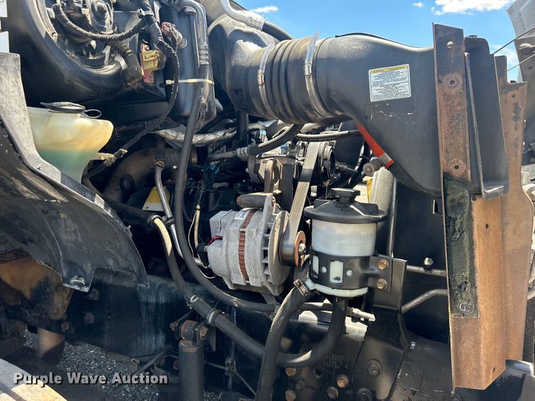 image for item EG1570 2007 Ford F650 Super Duty flatbed truck with crash attenuator