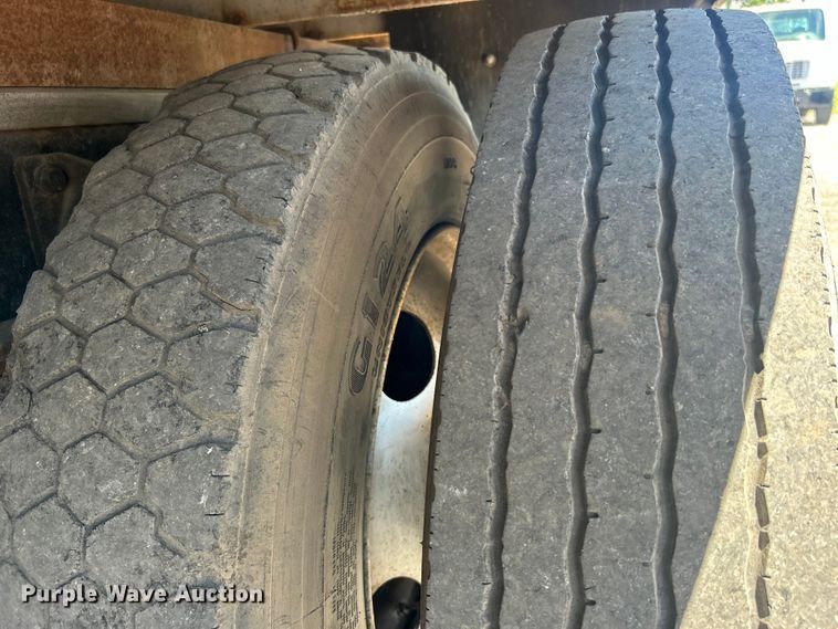 image for item EG1570 2007 Ford F650 Super Duty flatbed truck with crash attenuator