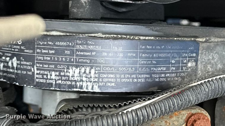 image for item EG1574 2009 Kenworth  T370 shingle conveyor truck