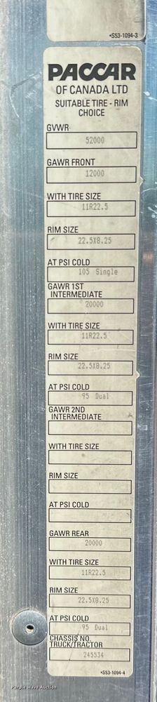 image for item EG1574 2009 Kenworth  T370 shingle conveyor truck