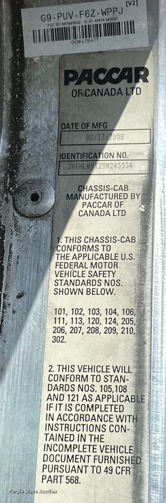 image for item EG1574 2009 Kenworth  T370 shingle conveyor truck