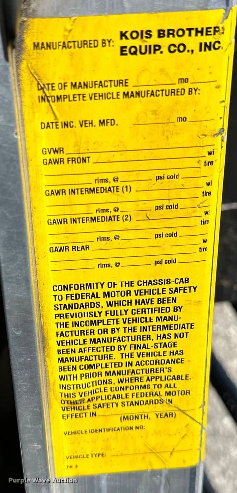 image for item EG1574 2009 Kenworth  T370 shingle conveyor truck