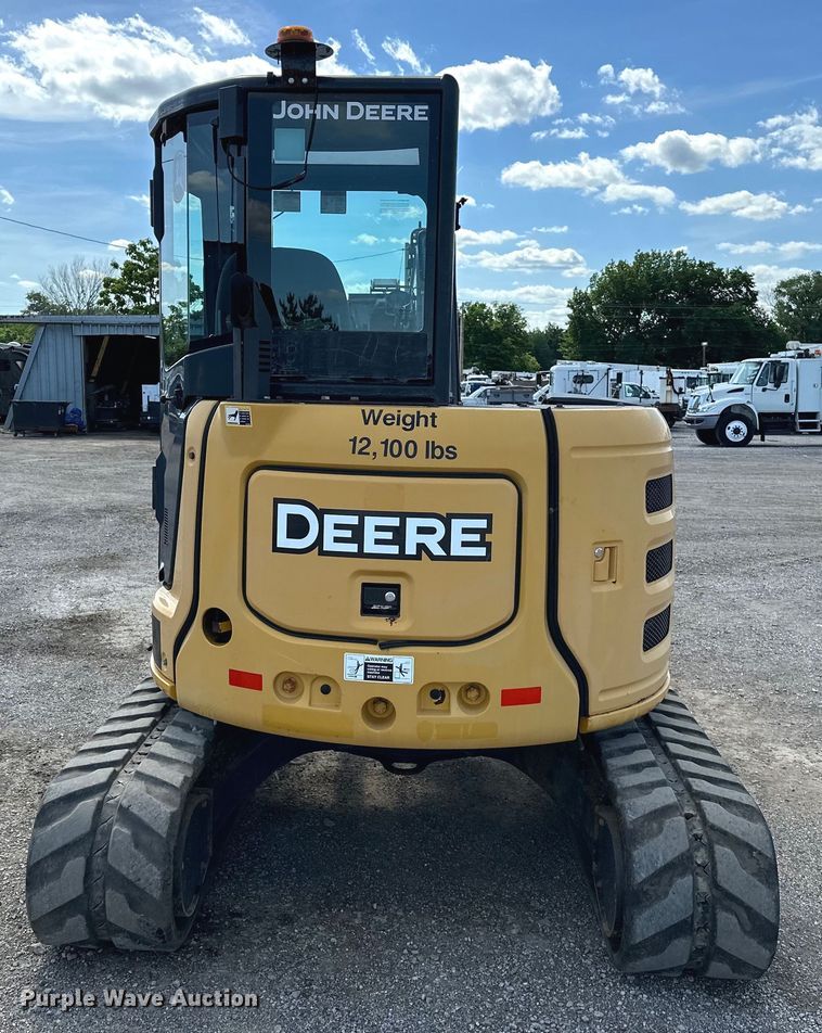 image for item EG1575 2014 John Deere  50G mini excavator