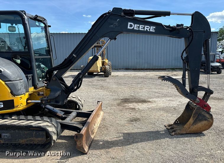 image for item EG1575 2014 John Deere  50G mini excavator