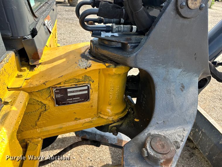 image for item EG1575 2014 John Deere  50G mini excavator