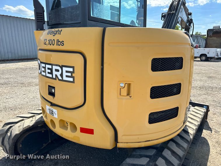 image for item EG1575 2014 John Deere  50G mini excavator