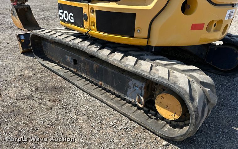 image for item EG1575 2014 John Deere  50G mini excavator