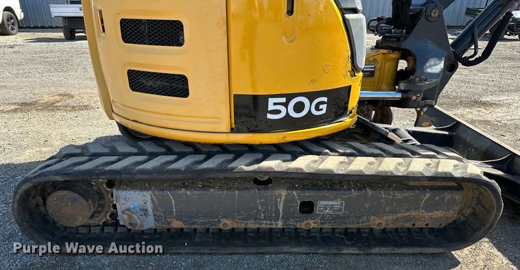 image for item EG1575 2014 John Deere  50G mini excavator