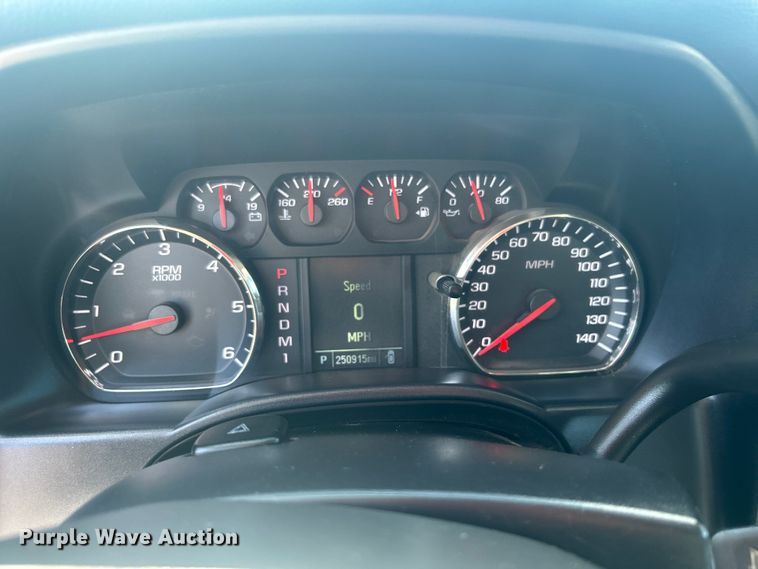 image for item EG1577 2016 Chevrolet Silverado 3500HD Crew Cab utility bed pickup truck