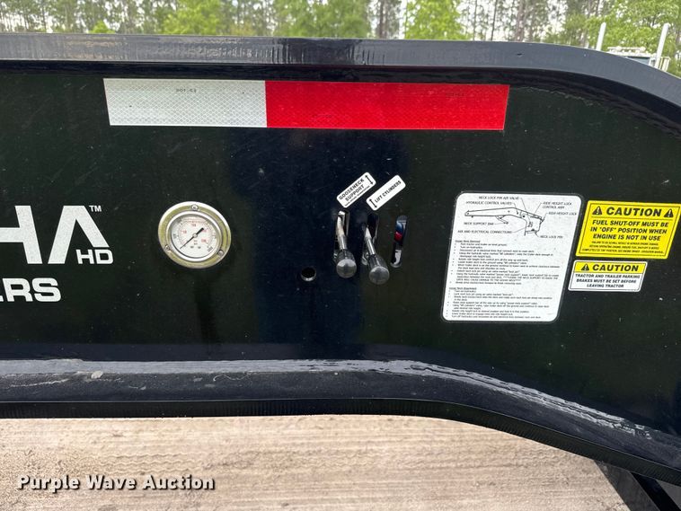 image for item EH5395 2024 Alpha HD A120HDG-SF2 lowboy equipment trailer