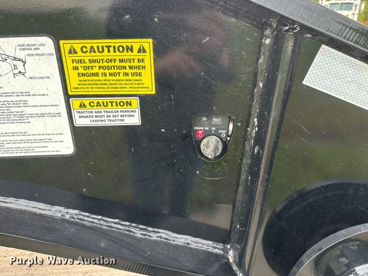 image for item EH5395 2024 Alpha HD A120HDG-SF2 lowboy equipment trailer