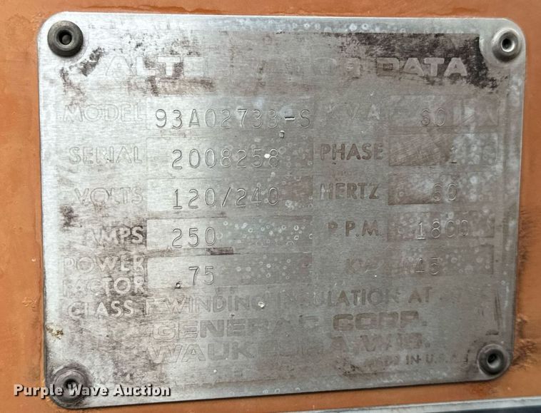 image for item EH6646 Generac generator