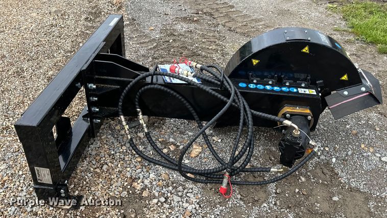 image for item EH6741 2023 TopCat ECSSSTG200 skid steer stump grinder