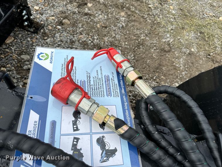 image for item EH6741 2023 TopCat ECSSSTG200 skid steer stump grinder