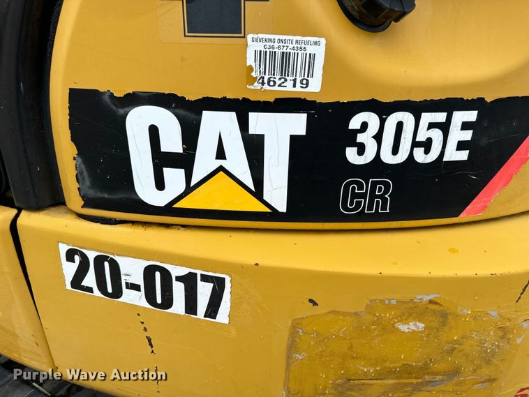 image for item EH6748 2013 Caterpillar 305E CR mini excavator