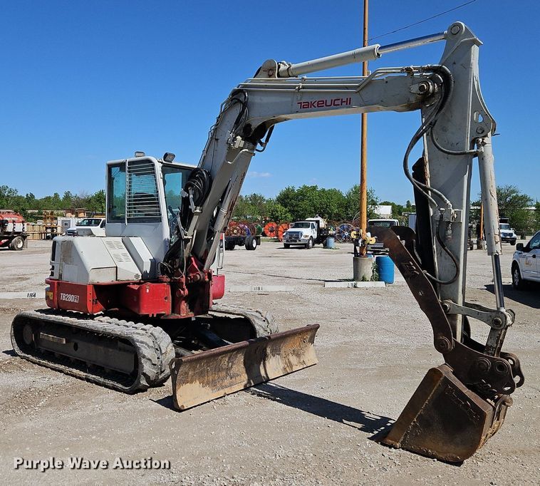 image for item EI3803 2016 Takeuchi TB280FR mini excavator