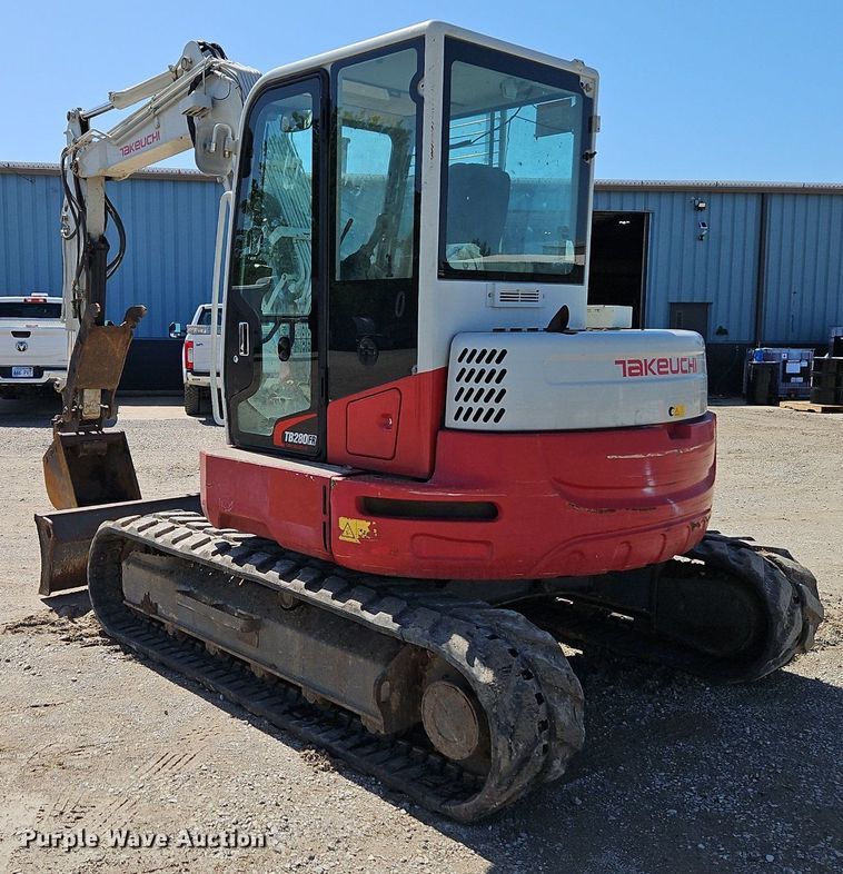 image for item EI3803 2016 Takeuchi TB280FR mini excavator