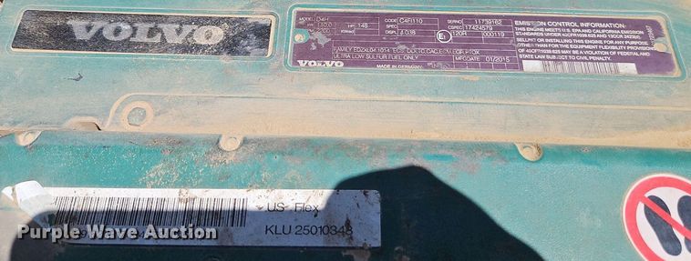 image for item EI3808 2015 Volvo DD120B double drum vibratory roller