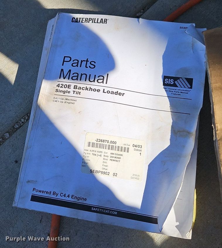 image for item EI3833 2012 Caterpillar 420E backhoe