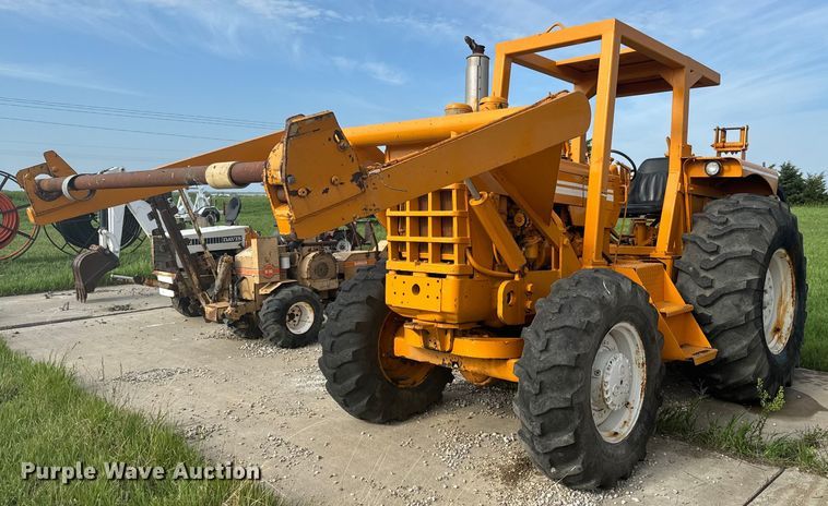 image for item EJ2701 Parsons DP-100 cable plow with 1950 Oliver frame