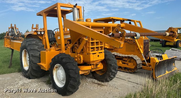 image for item EJ2701 Parsons DP-100 cable plow with 1950 Oliver frame