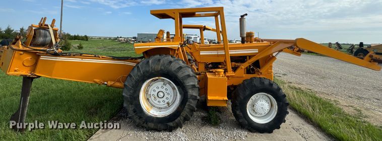 image for item EJ2701 Parsons DP-100 cable plow with 1950 Oliver frame