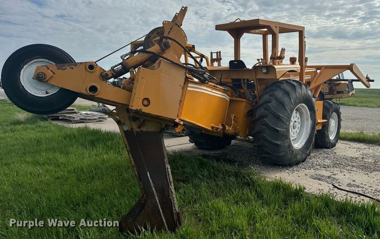 image for item EJ2701 Parsons DP-100 cable plow with 1950 Oliver frame