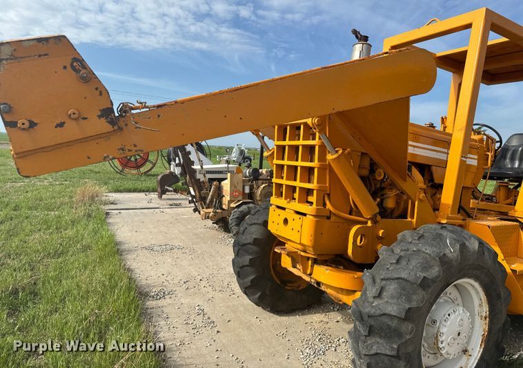image for item EJ2701 Parsons DP-100 cable plow with 1950 Oliver frame