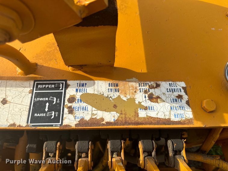 image for item EJ2701 Parsons DP-100 cable plow with 1950 Oliver frame