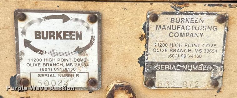 image for item EJ2702 1989 Burkeen B-30 trencher