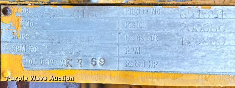 image for item EJ2717 Galion 160 Series B rigid frame motor grader