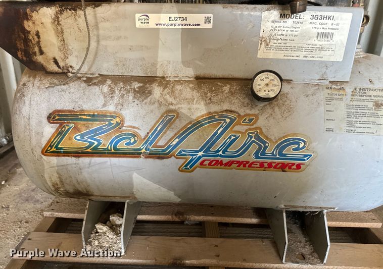image for item EJ2734 Belaire  3G3HKL air compressor