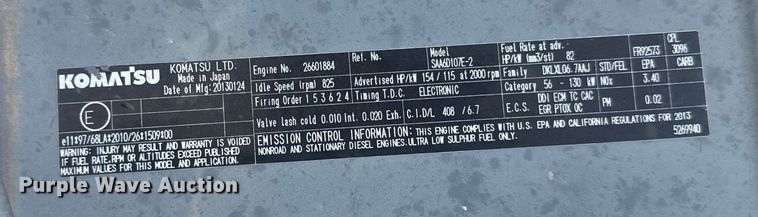 image for item EJ2739 (3) Komatsu engines