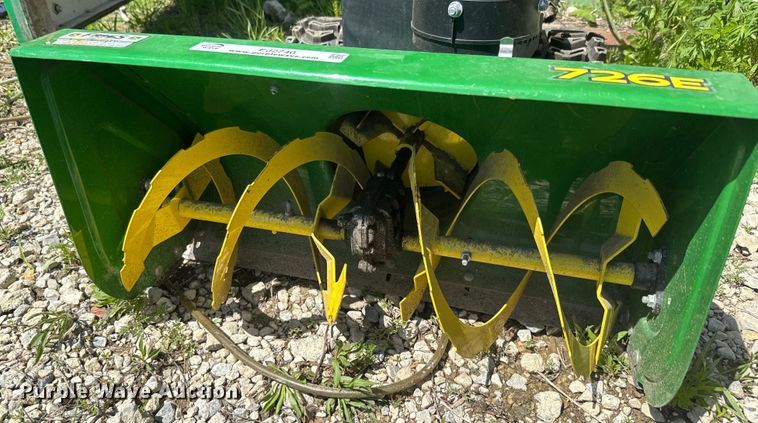 image for item EJ2740 John Deere 726E snow blower