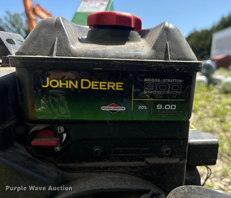 image for item EJ2740 John Deere 726E snow blower