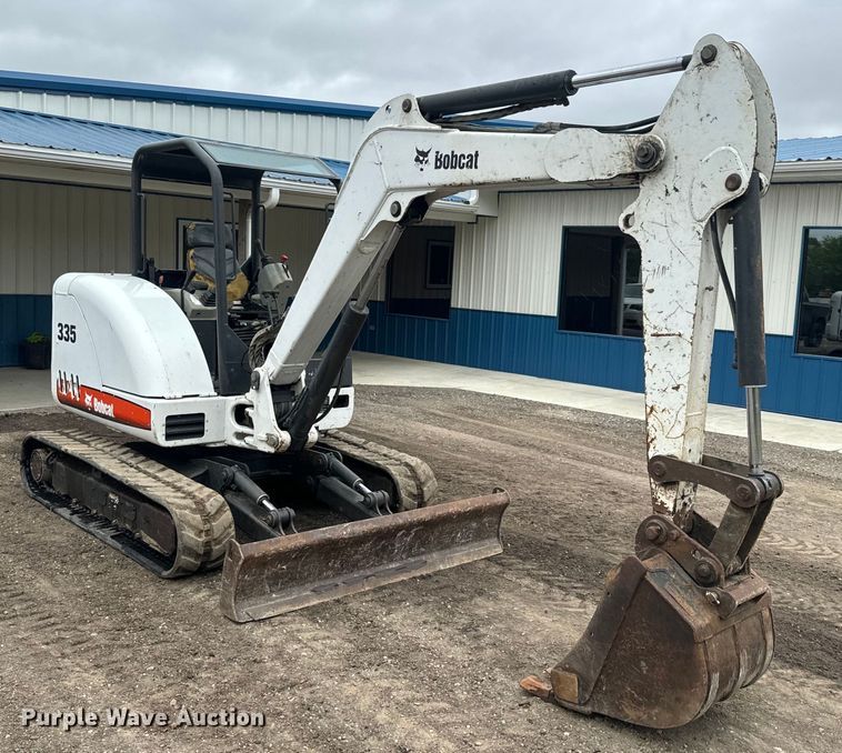 image for item EJ2745 2008 Bobcat 335G mini excavator