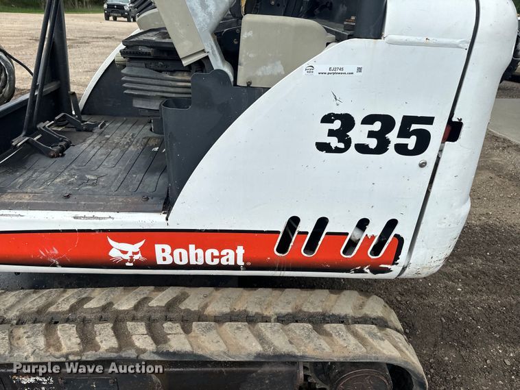 image for item EJ2745 2008 Bobcat 335G mini excavator