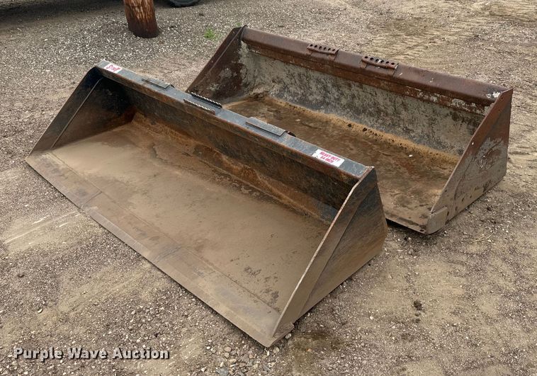 image for item EJ2748 (2) skid steer buckets