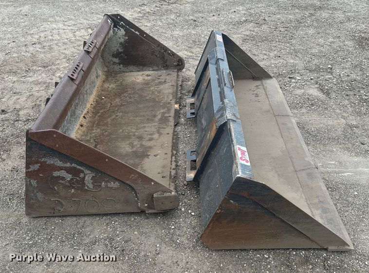 image for item EJ2748 (2) skid steer buckets