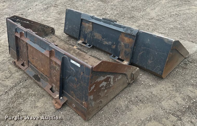 image for item EJ2748 (2) skid steer buckets
